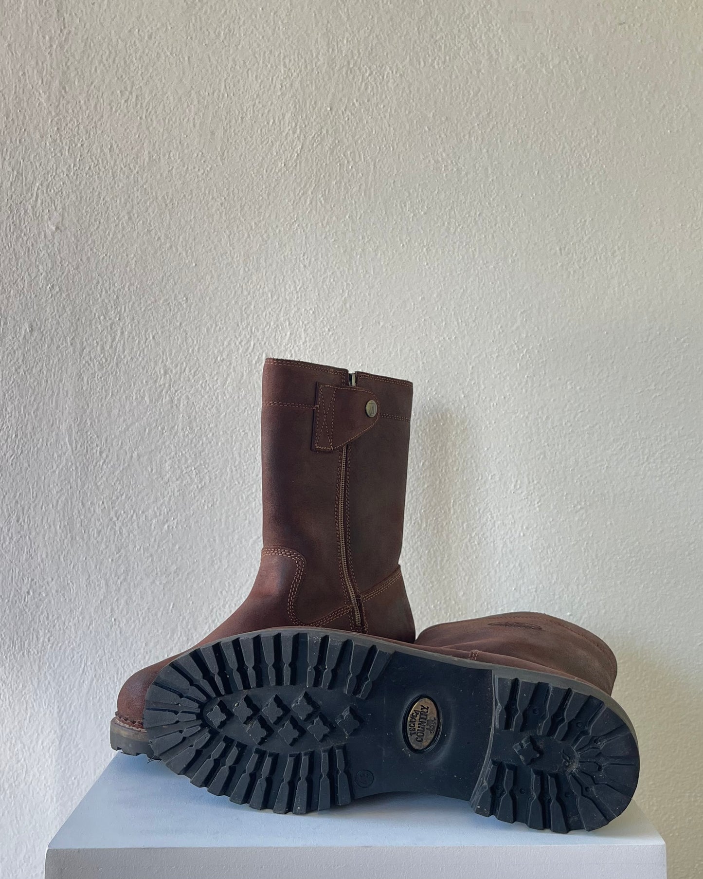 Suede boot with fur - 43