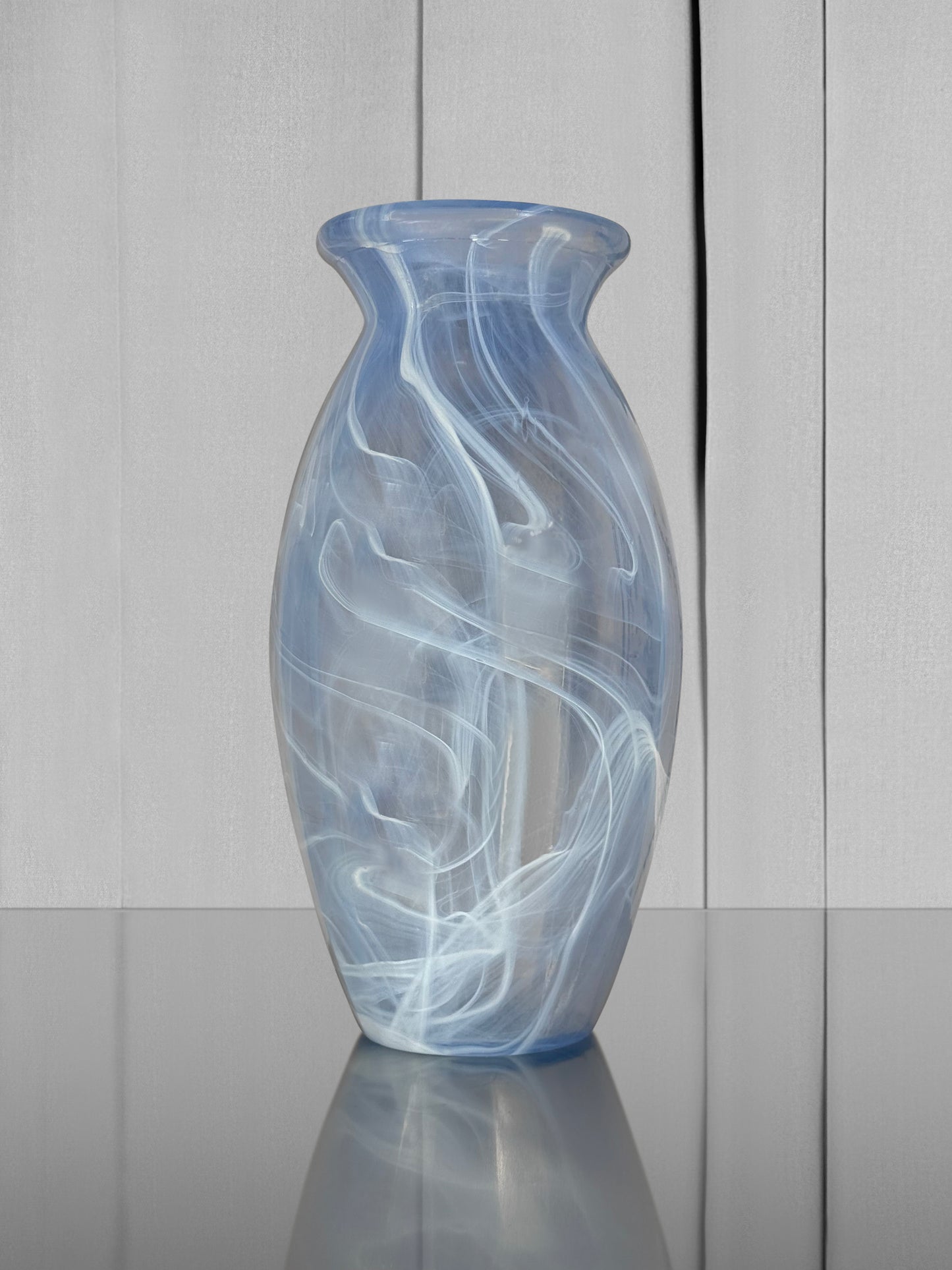 Blue veins glass-like Anphora
