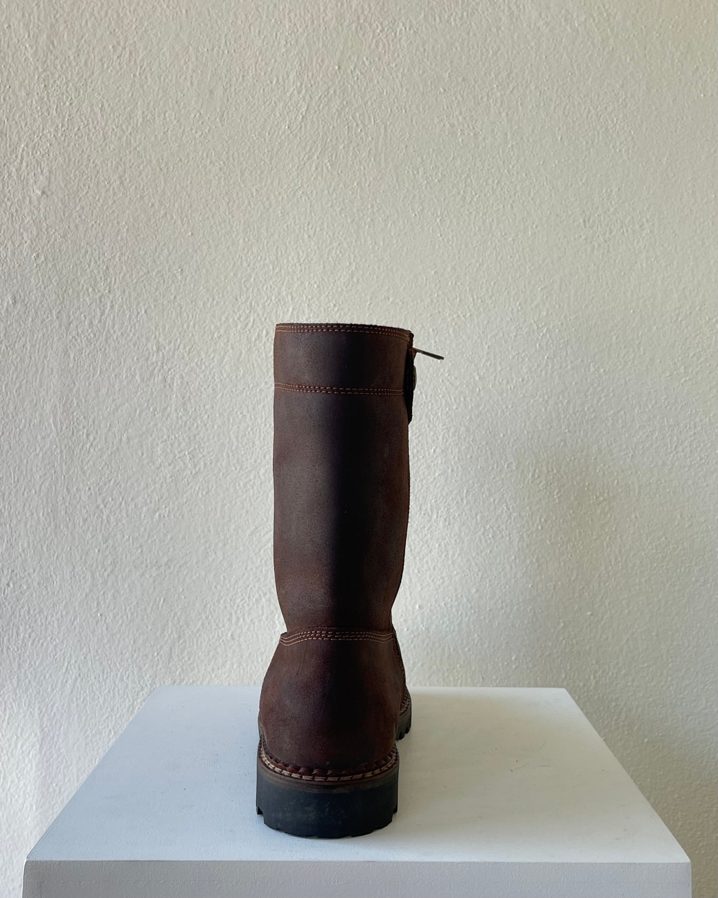 Suede boot with fur - 43