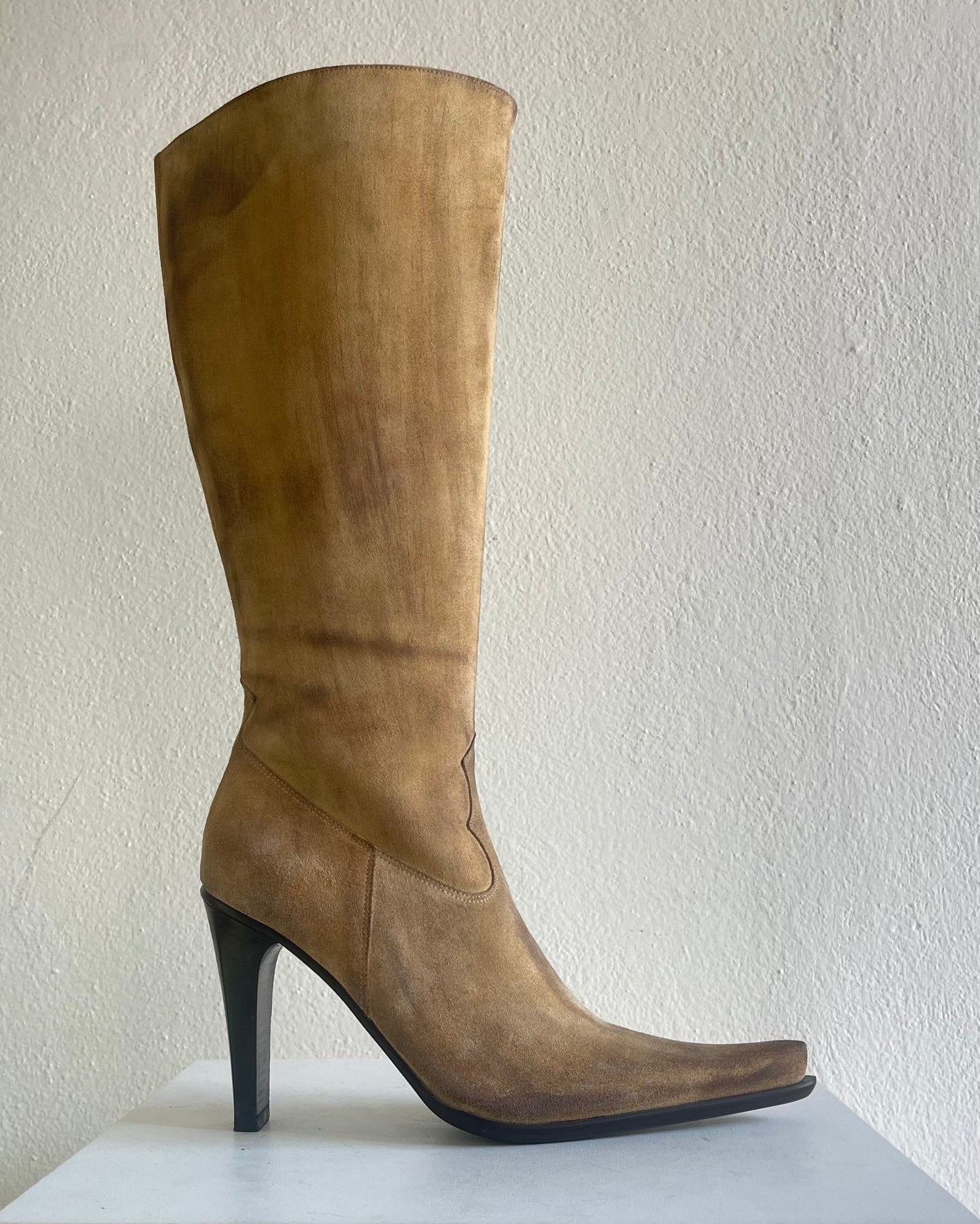 Texan heeled boots