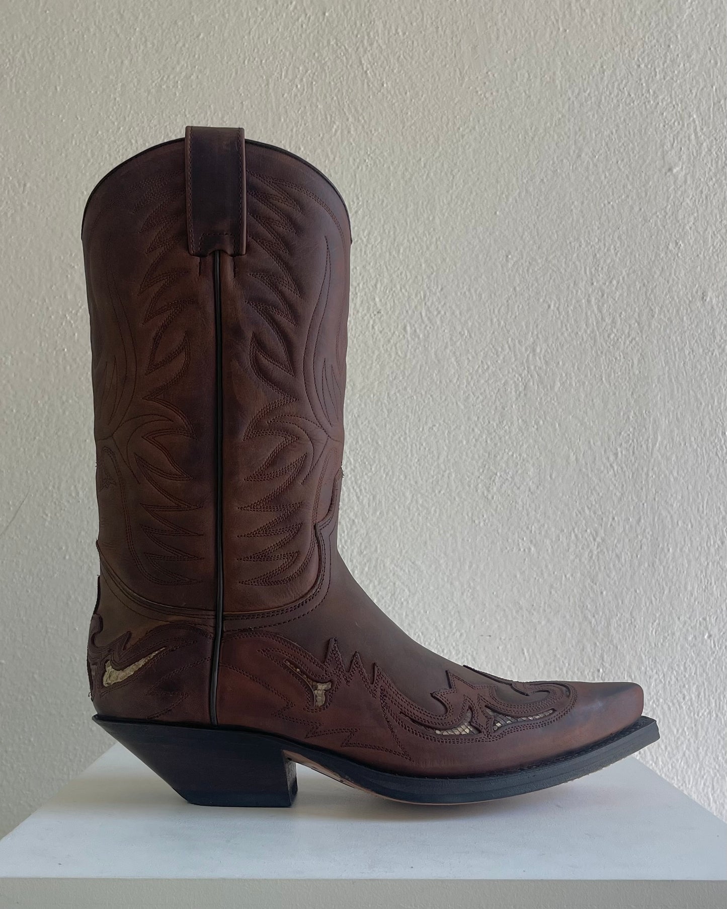 Sendra brown texan boots