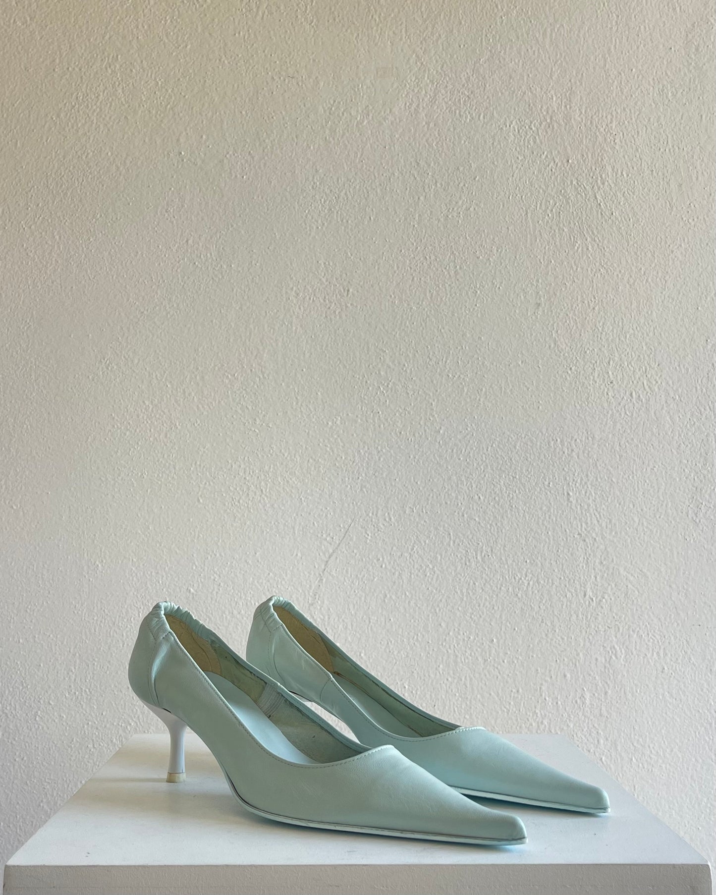 Light blue shoes