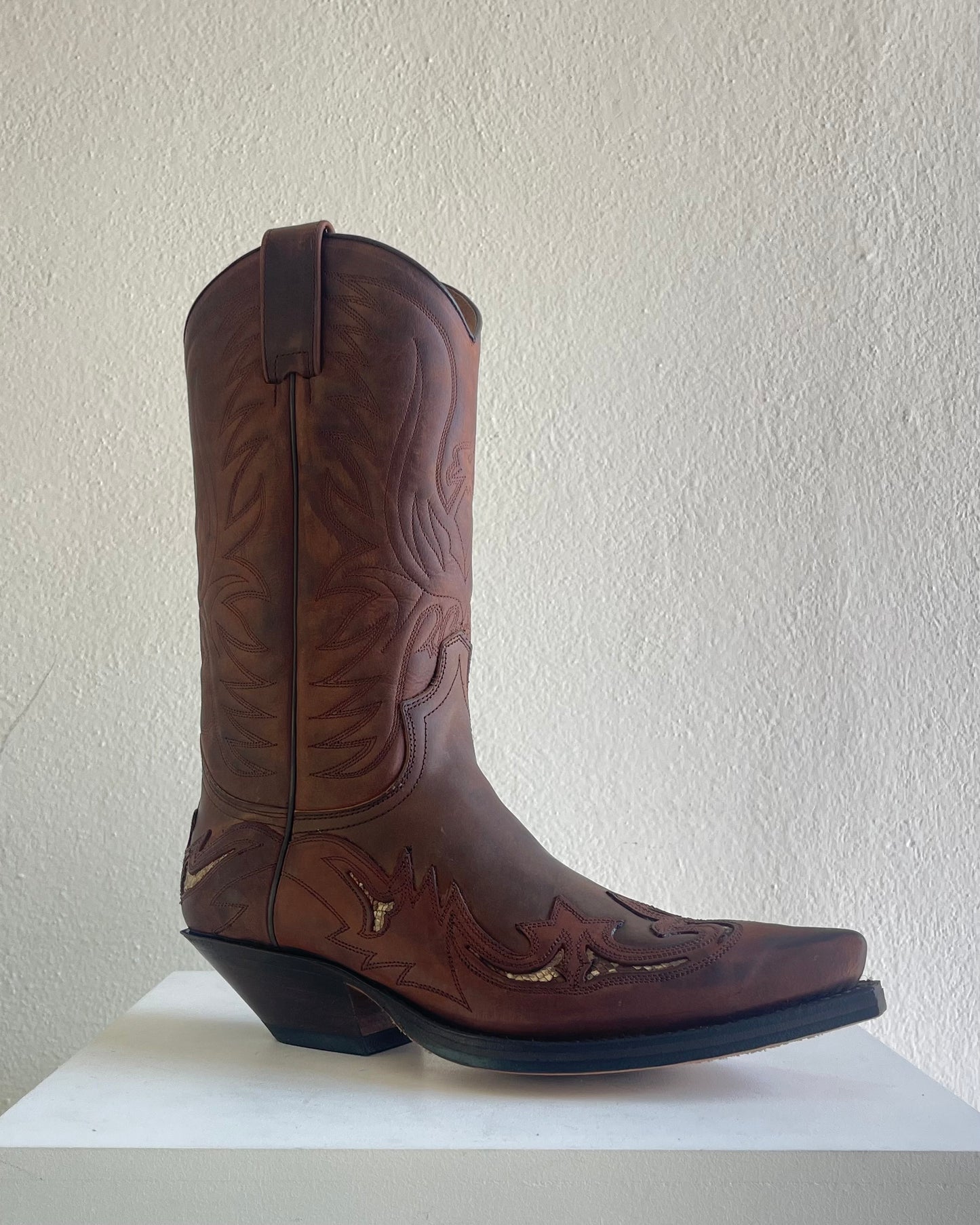 Sendra brown texan boots