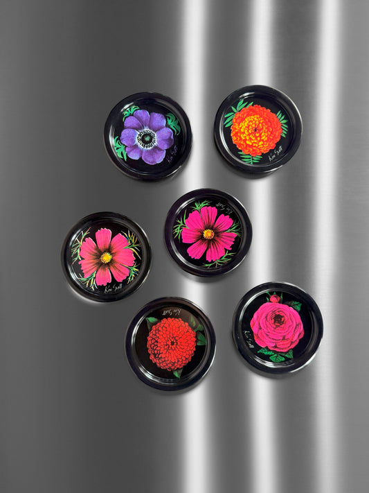 Seventies Floral Coasters Set by KEN SCOTT