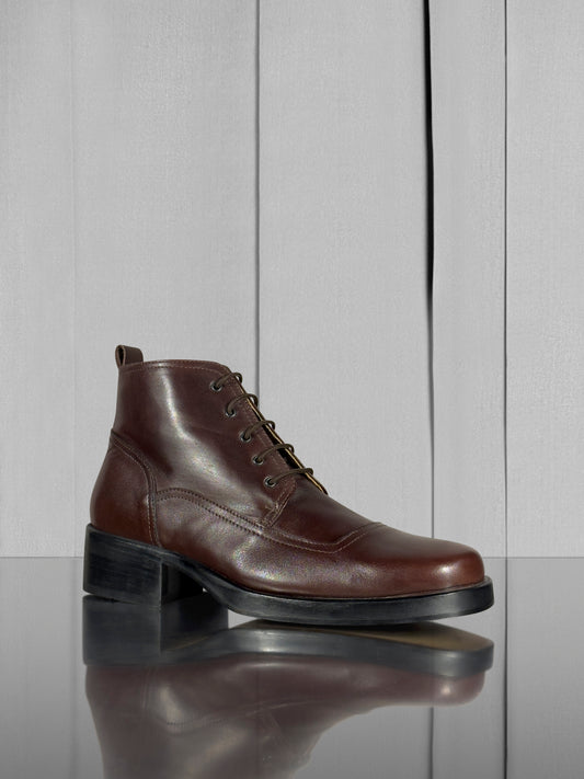 Derby boots - high-ankle