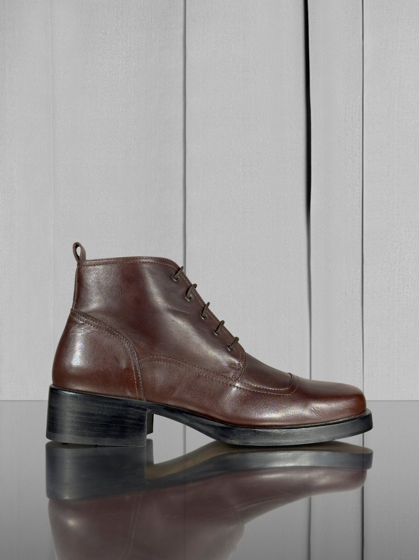 Derby boots - high-ankle