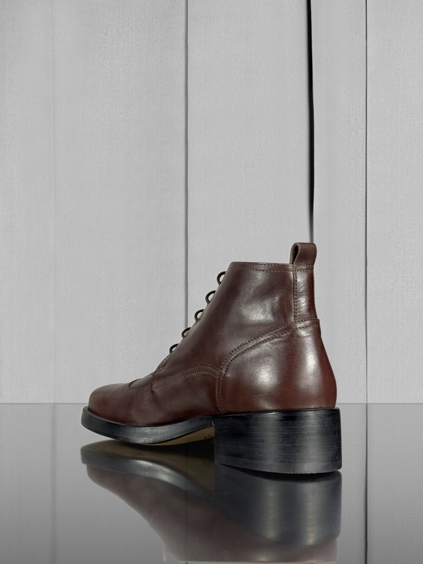 Derby boots - high-ankle