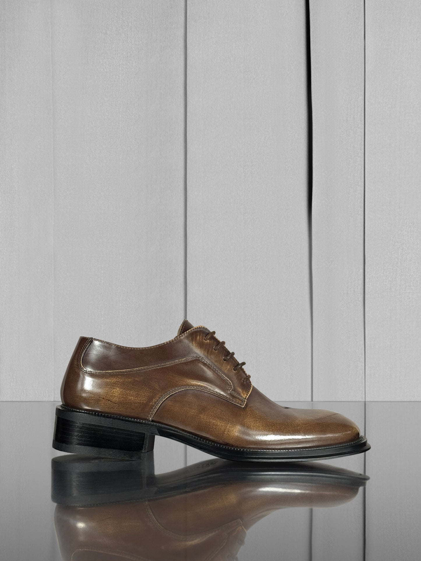 Derby Shoes - Brown