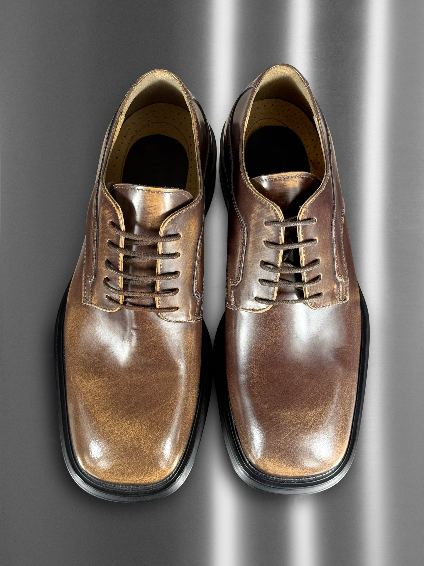 Derby Shoes - Brown